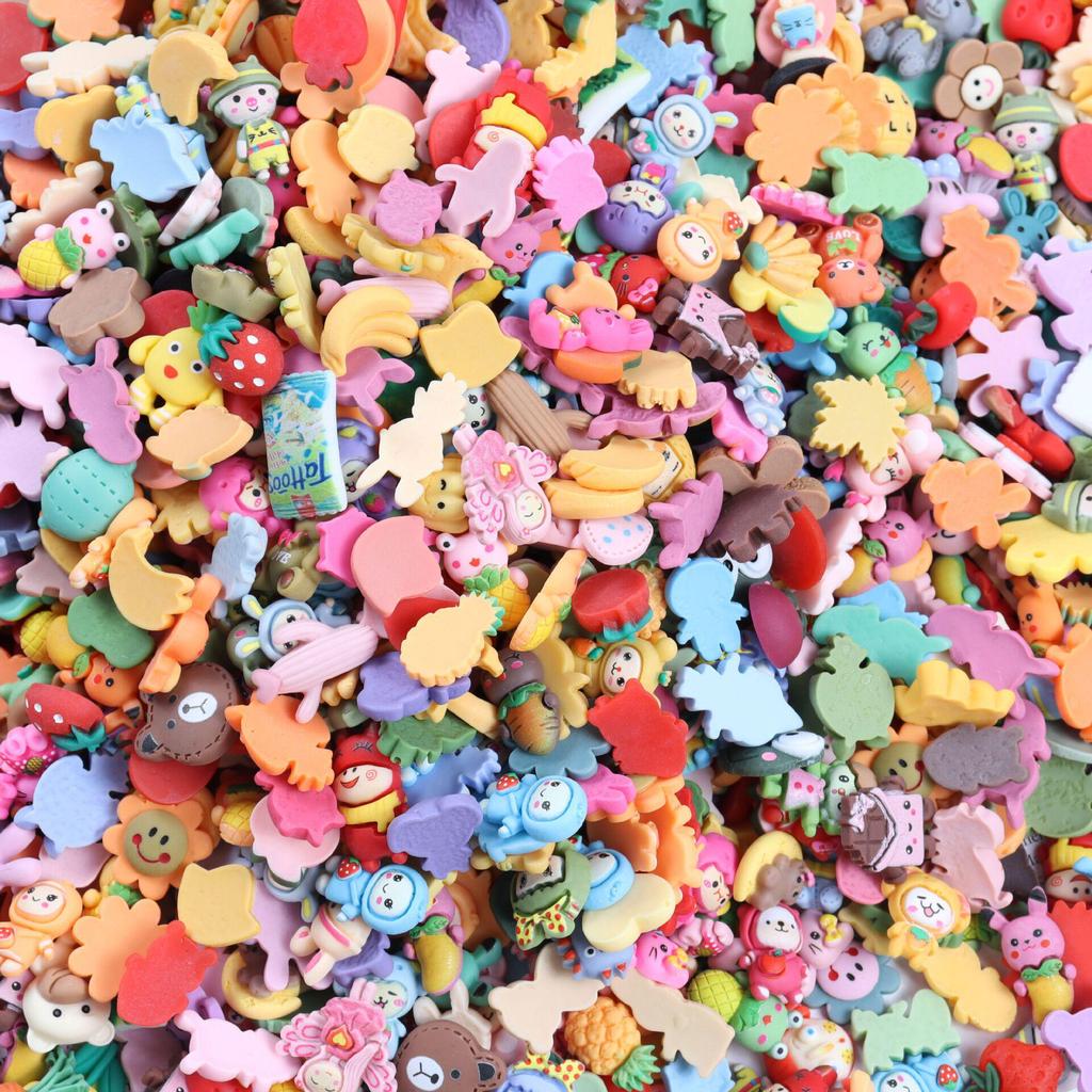 Miniature Toy Beverage Bottles with Cartoon Stickers - Resin Accessories for Convenience Store Display