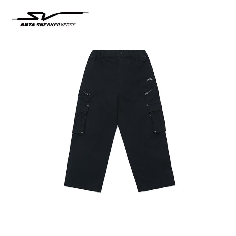 Anta SV Men s American Retro Workwear Wide-Leg Casual Pants S