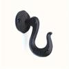 Vintage Garden Cast Iron Hook Metal Practical Wall Mounted Flowerpot Basket Black Wrought Iron Hook Wall Decoration
