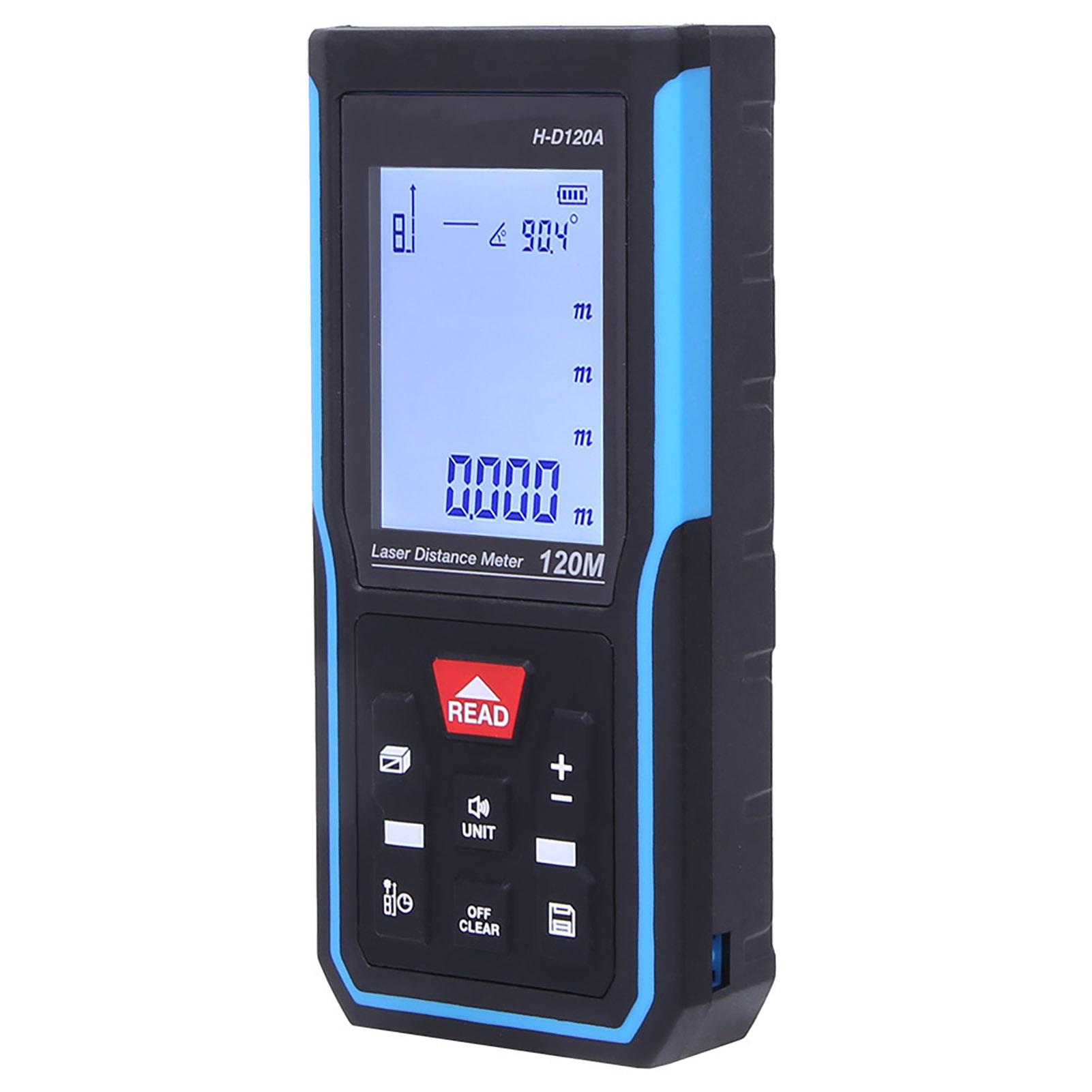 

H D510a H D710a H D100 H D120A Digital Handheld Laser Distance Measure Meter Rangefinder Instrument(H D120A 120m)