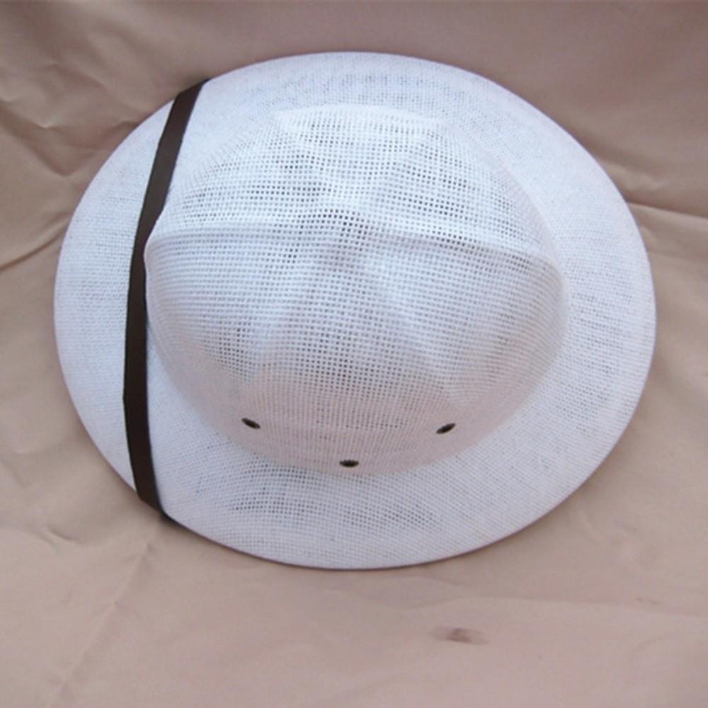 Big Size Fedora Sun Hat Straw Material Jazz Bucket Hat Beach Hard Straw Hat Outdoor Use