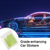 20Pcs Car Stickers Colorful Wheel Hub Reflectors Stylish Personality Vehicle Decals for Safety Decoration