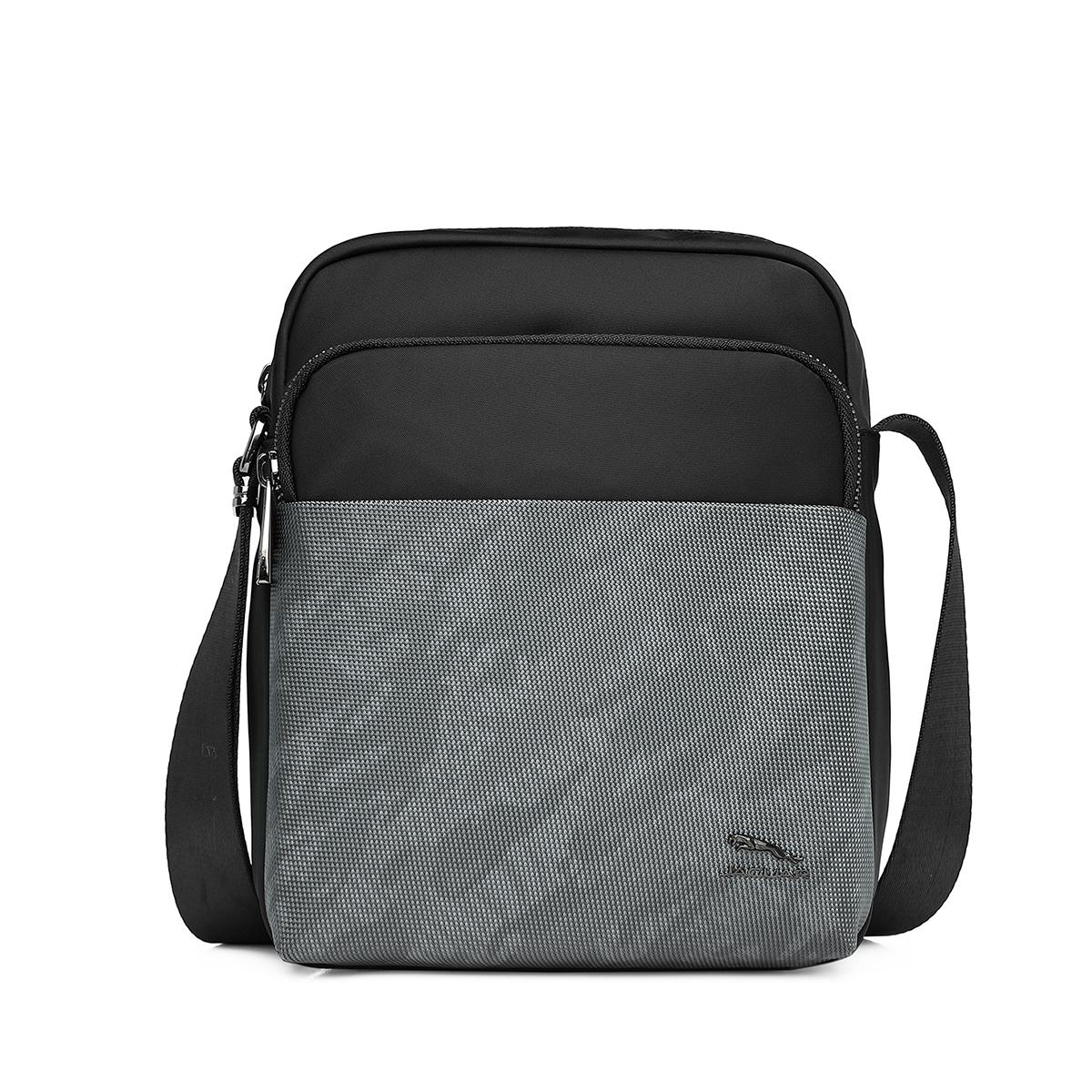 

New JAGUAR Fabric Shoulder Bag Regular Men s Black JX1T1220371101 22.1*9.9*27.9CM
