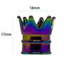 4Pcs Car Motorcycle Crown Tire Valve Caps Car Wheel Air Valve Dustproof Caps  Wheel Stem Air Valve Dust Covers Auto Accessories