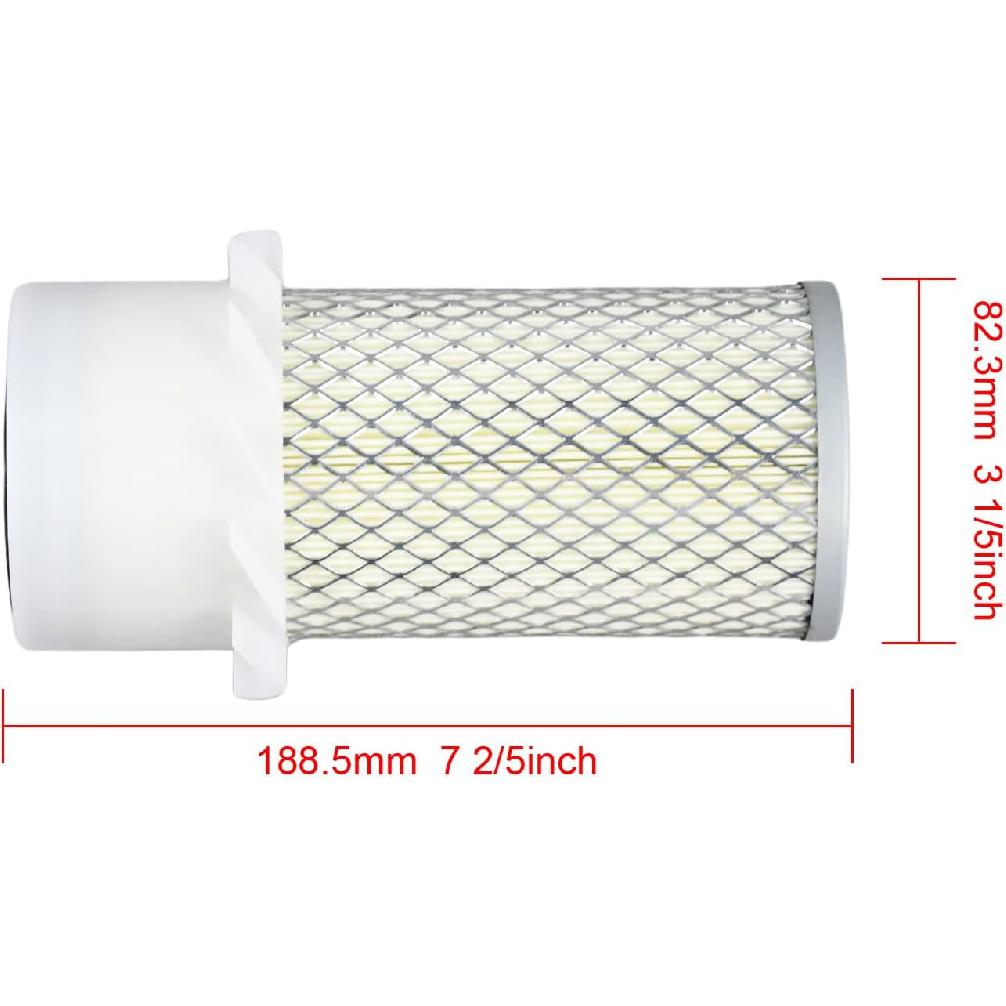 70000-11221 15227-11220 Air Filter 67800-58300 15562-11080 Compatible with Kubota Tractor B KH L Series B4200 B5100 B5200 B6100 B6200 B7100 B7200