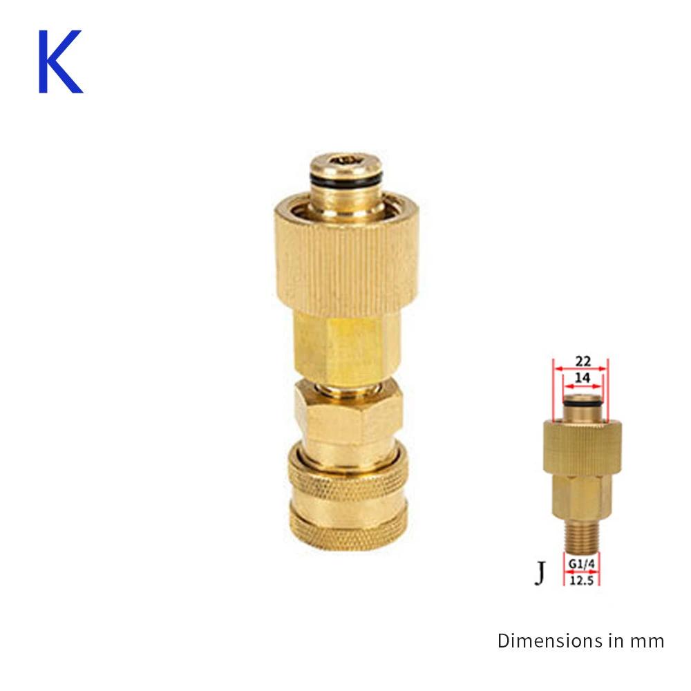 Hochdruckreiniger-Schnellkupplung 1/4 Zoll zur Spritzpistolenlanze, Bajonettadapter 1/4 Zoll, Schnellkupplung für Karcher