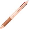 PILOT LKFB3SEFCP Multicolor Frixion Ball 4 Wood 0.5mm Coral Pink Ballpoint Pen