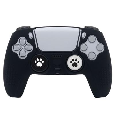 1 Set Game Console Case Shockproof Comfortable Grip Dustproof Soft Cute Cat Paw Protective Anti-fall Smooth Edge Controller Case for PS5