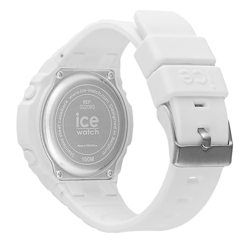 Authorized Dealer [Ice Watch] Ice Watch Digital Wristwatch for Men 022093 ICE Digit Ultra White Small