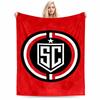 Red and Black SC Logo Blanket for All Seasons Blanket Lunch Break Throw Gift