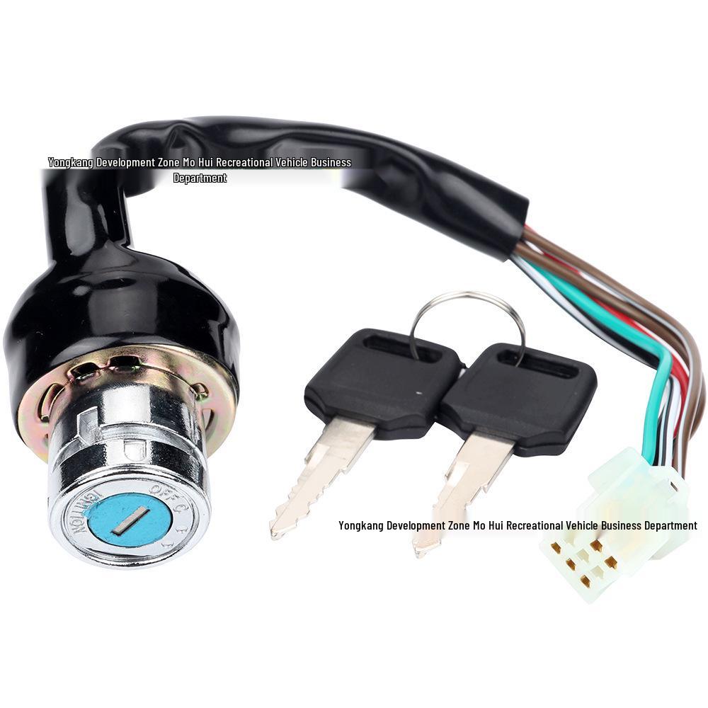 Off-Road Ignition Switch & Lock Key for ATV, Dune Buggy, Go-Kart, Quad
