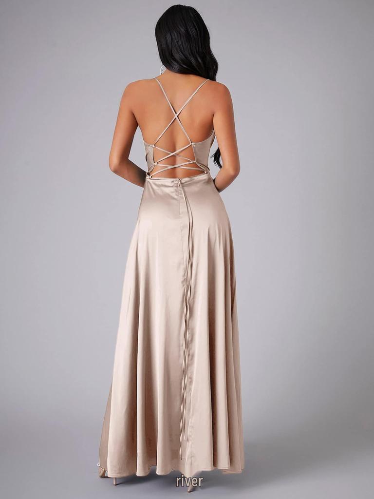 2025 European & American Sexy Slim Fit Backless Waist Dress