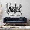Große Metall-Wandkunst Jazzband Musiker-Silhouette Moderne Musikzimmer-Dekoration Schild Geschenk für Musikliebhaber