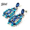 Long-lasting Shine Earrings 1 Pair Drop for Women Geometric Exaggerated