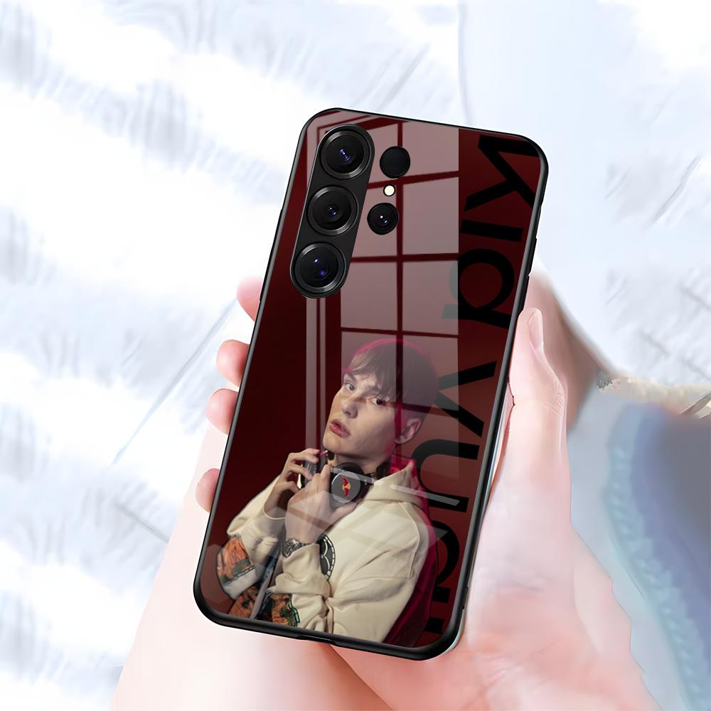 

RAPPER K-Kid Yugi Phone Case For Samsung S26 S25 S24 FE S23 S22 S21 Plus S20 Ultra Note20Ultra Black Glass Cover Galaxy S24 FE