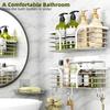 Bathroom Storage Load-Bearing No Drilling Organizer Shelf For Shower For Kitchen Hotel Dormitory Restaurant Apartment Towels