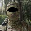 SHENKEL Mesh Balaclava Balaclava Neck Warmer 3-Way (Camouflage Multicam) - Lightweight, Breathable, Moisture-Wicking, Quick-Drying,