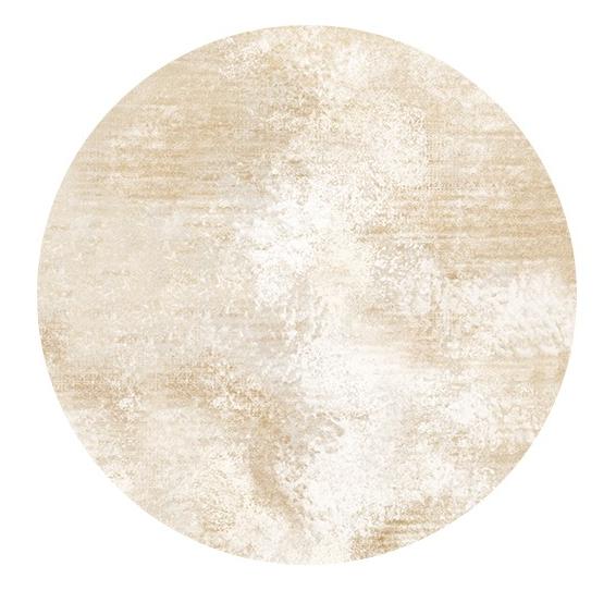 Cream Style Bedroom Decor Round Carpet Light Luxury Carpets for Living Room Anti-slip Lounge Plush Floor Mat Home Thick Soft Rug