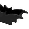 Desktop Storage Box Black Gothic Bat Shape Tray Elegant Mysterious Makeup Organizer for Bathroom Decor