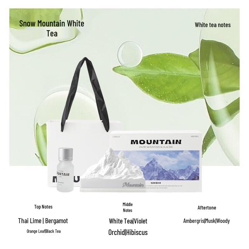 Miàoyìjiā Snow Mountain Diffuser Stone Fragrance Gift Set