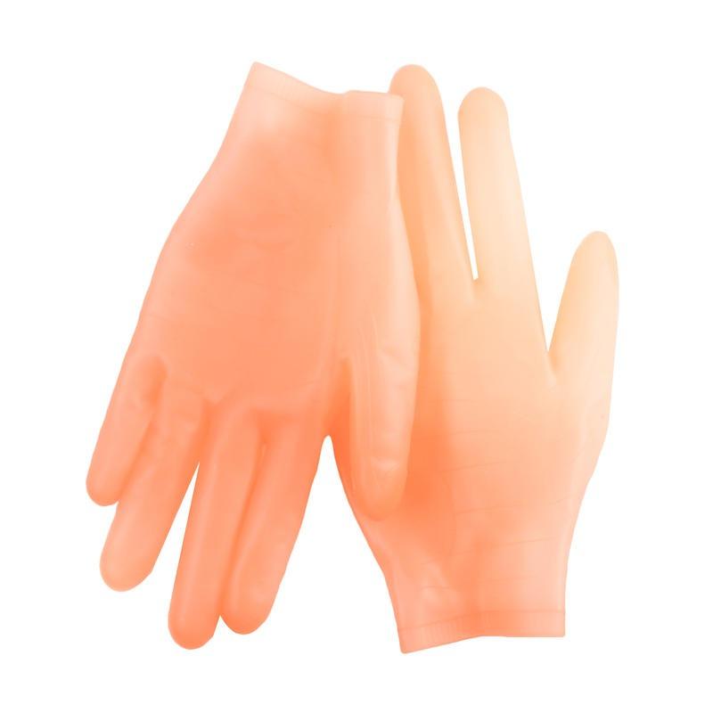 

1Pair Reusable High Elasticity Food Grade Silicone Gloves For Household Cleaning Restaurant Kitchen High Temperature Resistance помаранчевий