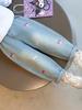 Kuromi Girls' Loose Fit Jeans, Spring/Autumn 2025 Fashionable Style