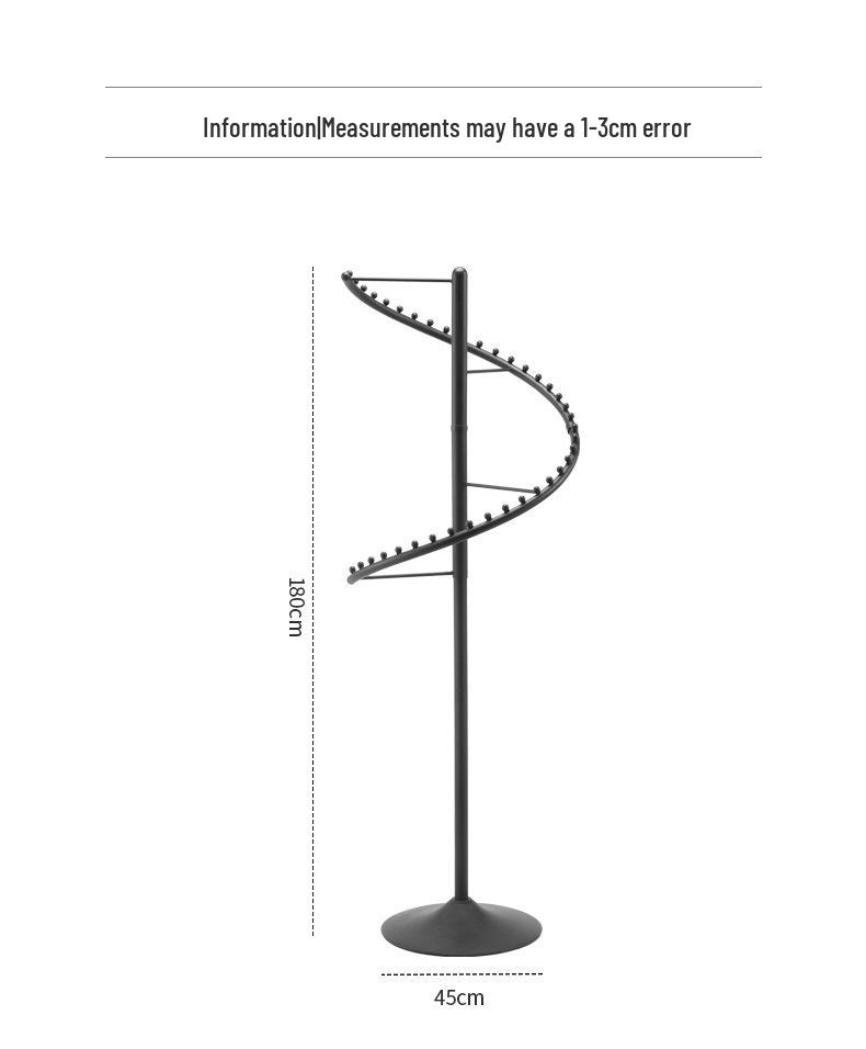 360° Rotating Multifunctional Floor Drying and Coat Rack Hanger