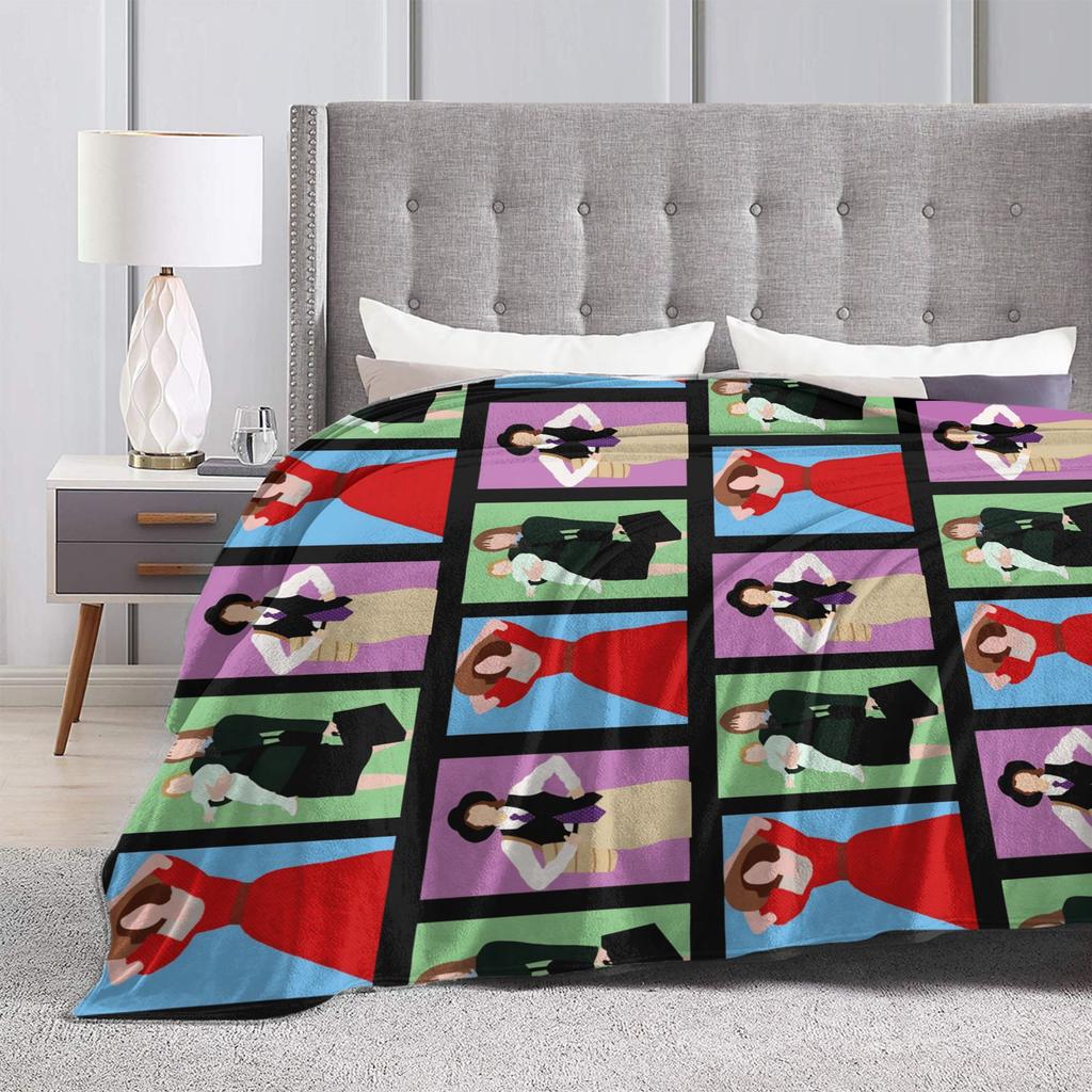 Diane Keaton Warm Blanket  Girls Boys Plush Bedding Throws Aesthetic Couch Chair Flannel Bedspread Sofa Bed Cover