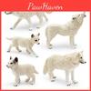 Realistic Arctic Wolf Model Set Featuring Five Unique Designs For Collectors And Decor