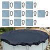 10 Pack Pool Cover Weight Bags Made from PVC with Hook Fasteners for Above Ground Pools Provides Secure Hold for Pool Covers