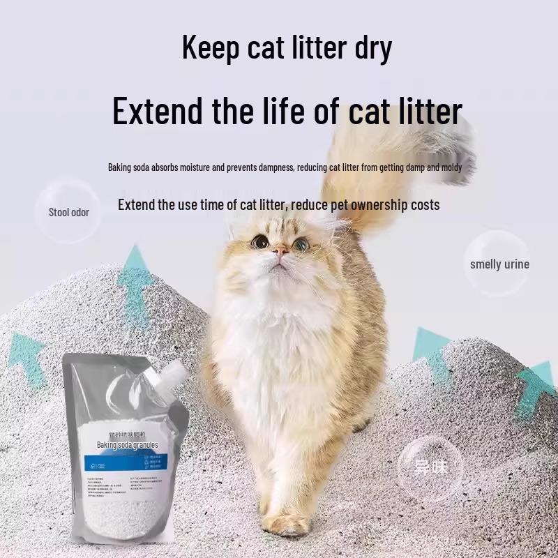 **"Baking Soda Cat Litter Deodorizer and Dehumidifier with Free Shipping for New Customers"**