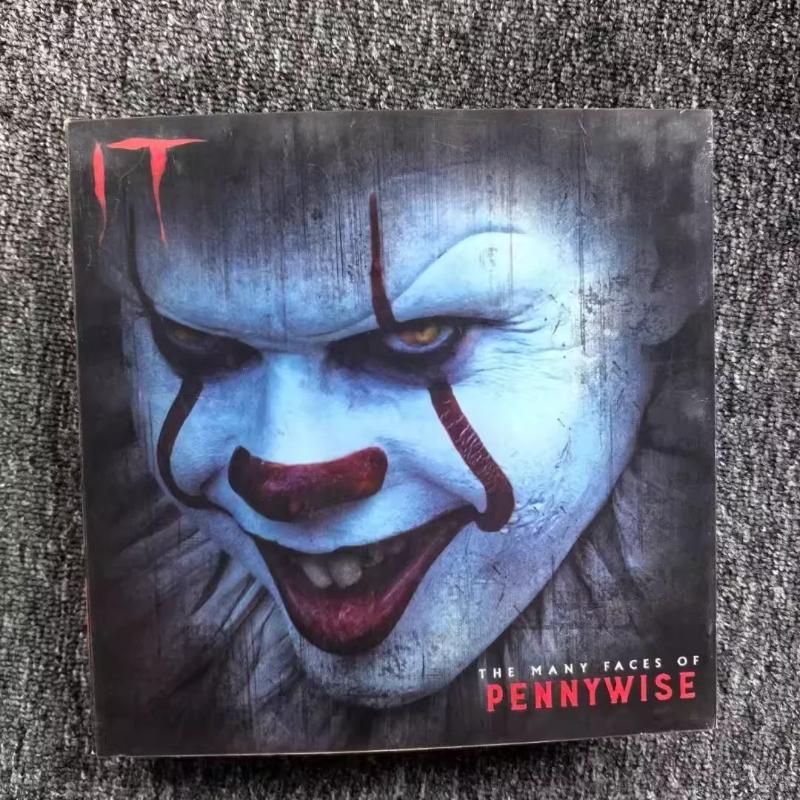 NECA IT Pennywise Deluxe Edition 7 Actionfiguren Ultimate Horror Sammlermodell Schreibtischornament Überraschungsgeschenk Spielzeug Entwickelt für Jungen