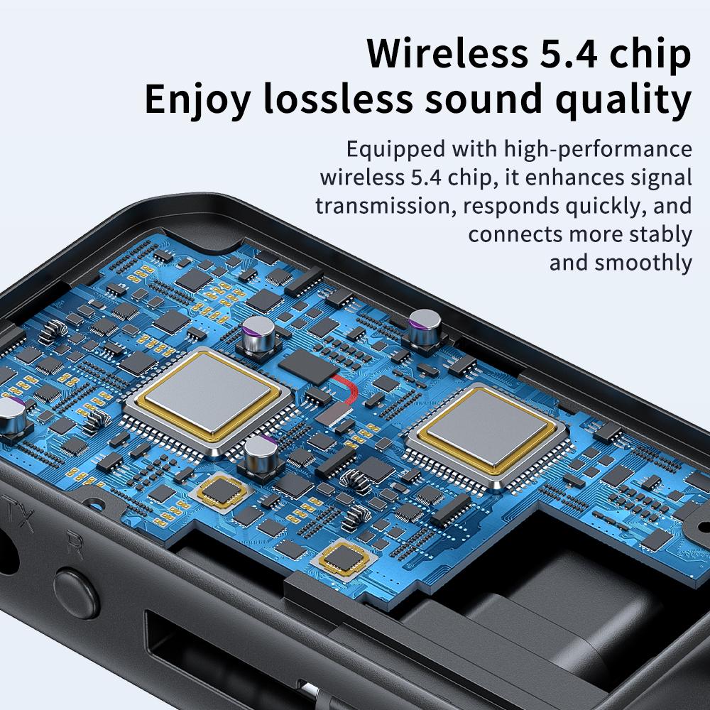 2 In 1 Bluetooth 5.4 Audio Receiver Transmitter 3.5MM AUX With Mic Music Wireless Adapter For Headphones PC TV Car Speakers