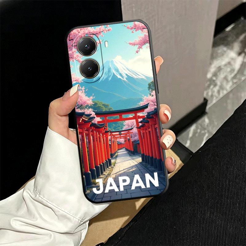 Osaka Tokyo Japan Scenery Soft Phone Case for Xiaomi Poco X5 X6 X7 X8 Pro Max X3 F7 F8 Ultra M8 M7 M6 M5 Redmi 15 15C 14C 13C 12