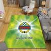 SK Rapid Wien Flannel Pattern Square Carpet,Area Rug,Carpet Rug for Living Room Bedroom Sofa Playroom Decor,Non-slip Floor Mat