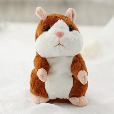 15 cm krásný mluvící křeček Speak Talk Zvukový záznam Opakování Vycpané plyšové zvířátko Kawaii Hračky pro křečky