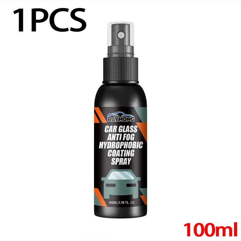 

Car glass anti fog and rainproof agent, windshield and rearview mirror cleaning, defogging and water repellent coating agent