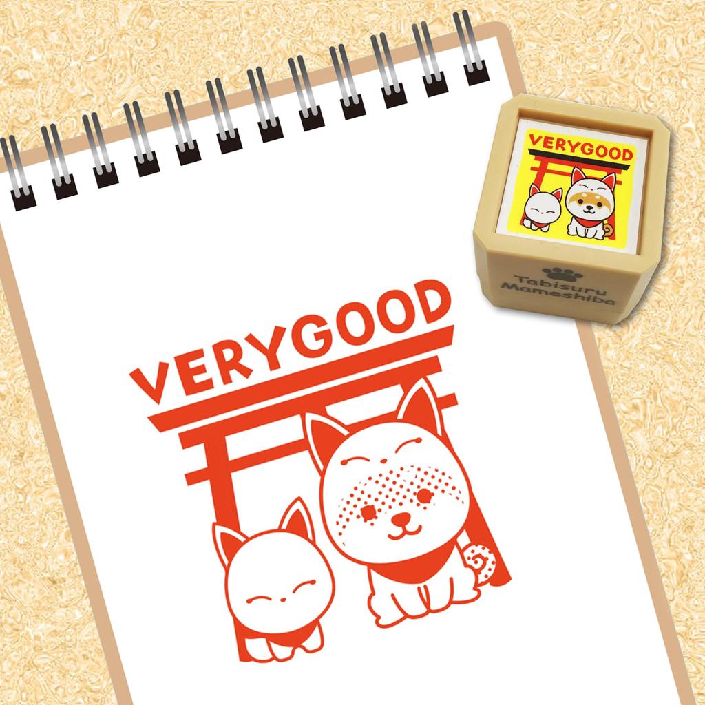 [Traveling Mameshiba] Character Reward Stamps, Mini-Pon Stamps, Penetration Stamps, Evaluation Stamps, Teacher (Mameshiba Kyoto A Set)