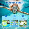 2026 SplashyNew Eyes Goggles for Kids, Wide View Swim Goggles, Anti-UV Anti-Fog Pool Water Swimming Goggles for 3-14