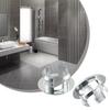 2XOverflow Ring Bathroom Basin Sink Silver Chrome Hole Cover Cap Inserts Round For Home Decoration About 22mm-24mm
