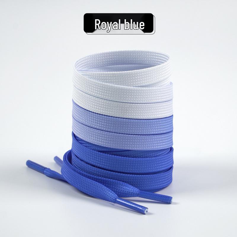 Colorful Gradient Shoelaces for Air Force 1, Skate, and White Casual Shoes (1 Pair)