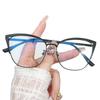 Women's 2025 Color-Changing Anti-Blue Light Metal Glasses - Fashionable, High-End, Color-Blocking Design