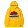 Men Nostalgic Car Hoodie Jdm Comic Printing Tracksuit Print Unisex Streetwear Hip Hop Autumn Winter Fashion Hip Hop Tops