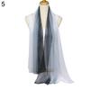 Fashion Gradient Color Voile Scarf Women Lightweight Soft Long Neck Wrap Shawl