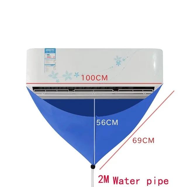 Air Conditioner Cleaning Cover Kit,Water-Proof Dirtproof Cleaning Bag for Household Wall-Mounted Air Conditioner Cleaning Tools