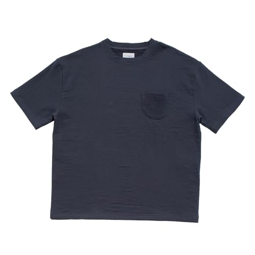 Honda Towel T-shirt, Imabari Towel, TOWEL products wear, ura pile backed, XL size, Made in Japan, Navy