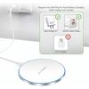 LED Light 30W Wireless Charger Phone Charge Pad For iPhone 17 16 15 14 13 12 Pro Max XS 8 Samsung Xiaomi Fast Charging Station