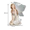 New Europe Angel Flower Fairy Resin Decoration Home Decoration Birthday Wedding Gift Car  Floral Home Accessories  Angel Fairy
