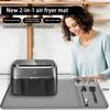 Heat Resistant Silicone Mat For Air Fryers Countertop Protector Nonslip Spill Proof Kitchen Accessories Pad Top Sale