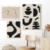 Nordic Bohemian Line Art Black Beige Minimalism Classic Retro Poster Canvas Paintings Wall Art Pictures Home Decor